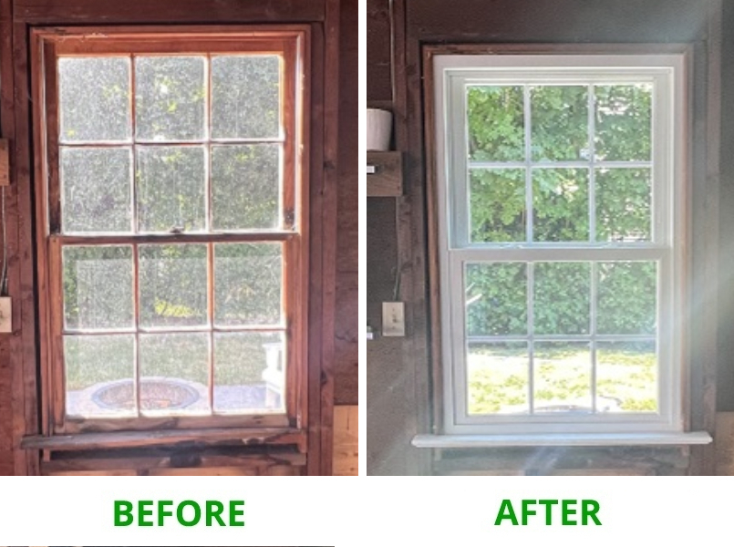 Andersen 400 Series & Harvey Tribute Double Hung Window Replacement in Fairfield, CT